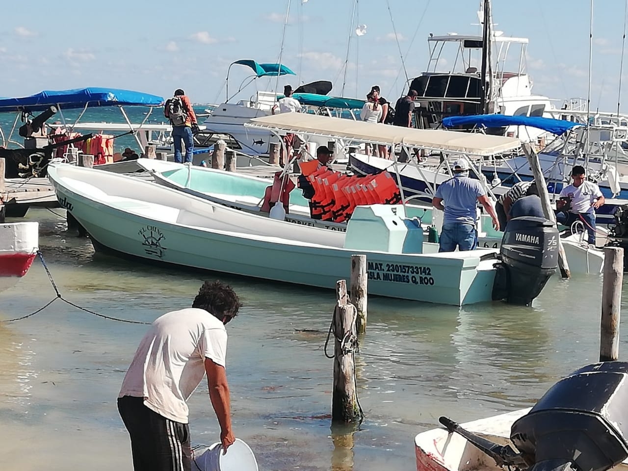 Regresan a casa pescadores desaparecidos que embarcaron en Puerto Juárez