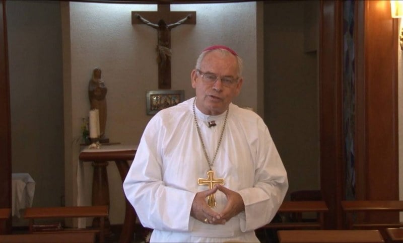 Monseñor Pedro Pablo Elizondo Cárdenas, obispo de la Diócesis
Cancún-Chetumal.