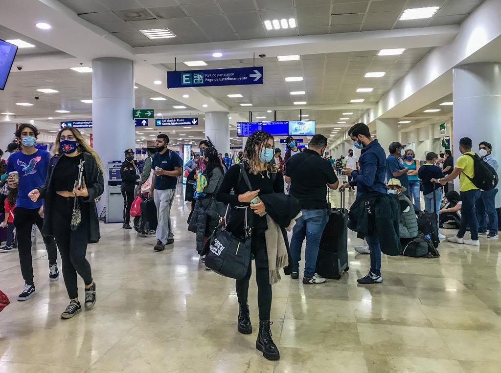 El Aeropuerto de Cancún mantuvo su afluencia de pasajeros