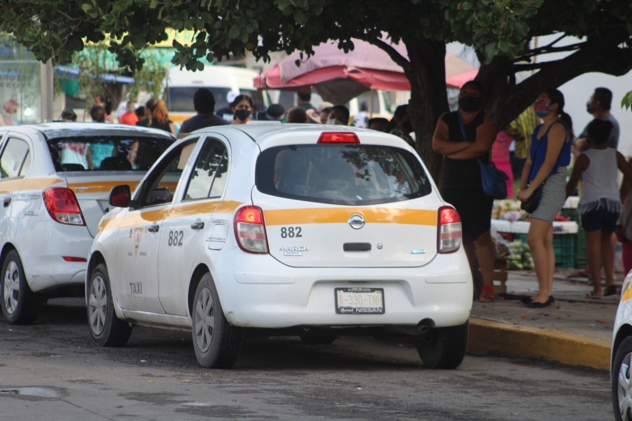 Taxistas de Chetumal despiden el año con pocos ingresos