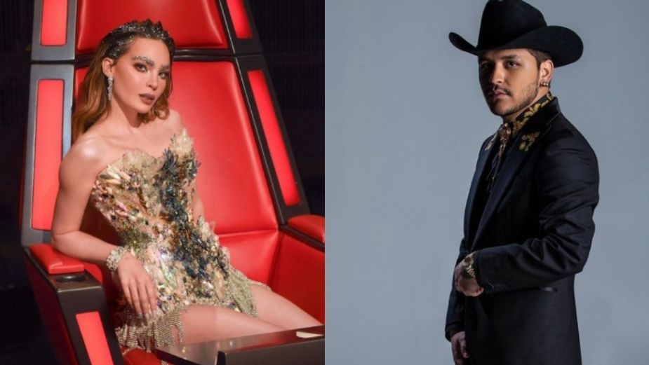 Christian Nodal presume tierna foto navideña con Belinda en Instagram