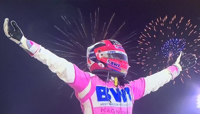 Así fue el momento en que Checo Pérez ganó su primer Gran Premio de la F1 (Video)