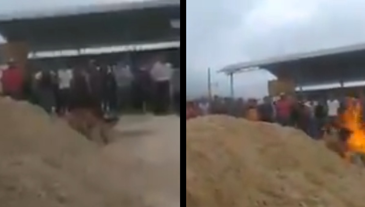 Presuntos asesinos son golpeados y quemados vivos en Chiapas (Video)