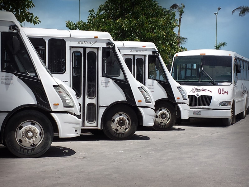 Camioneros modificaron sus paraderos en Campeche