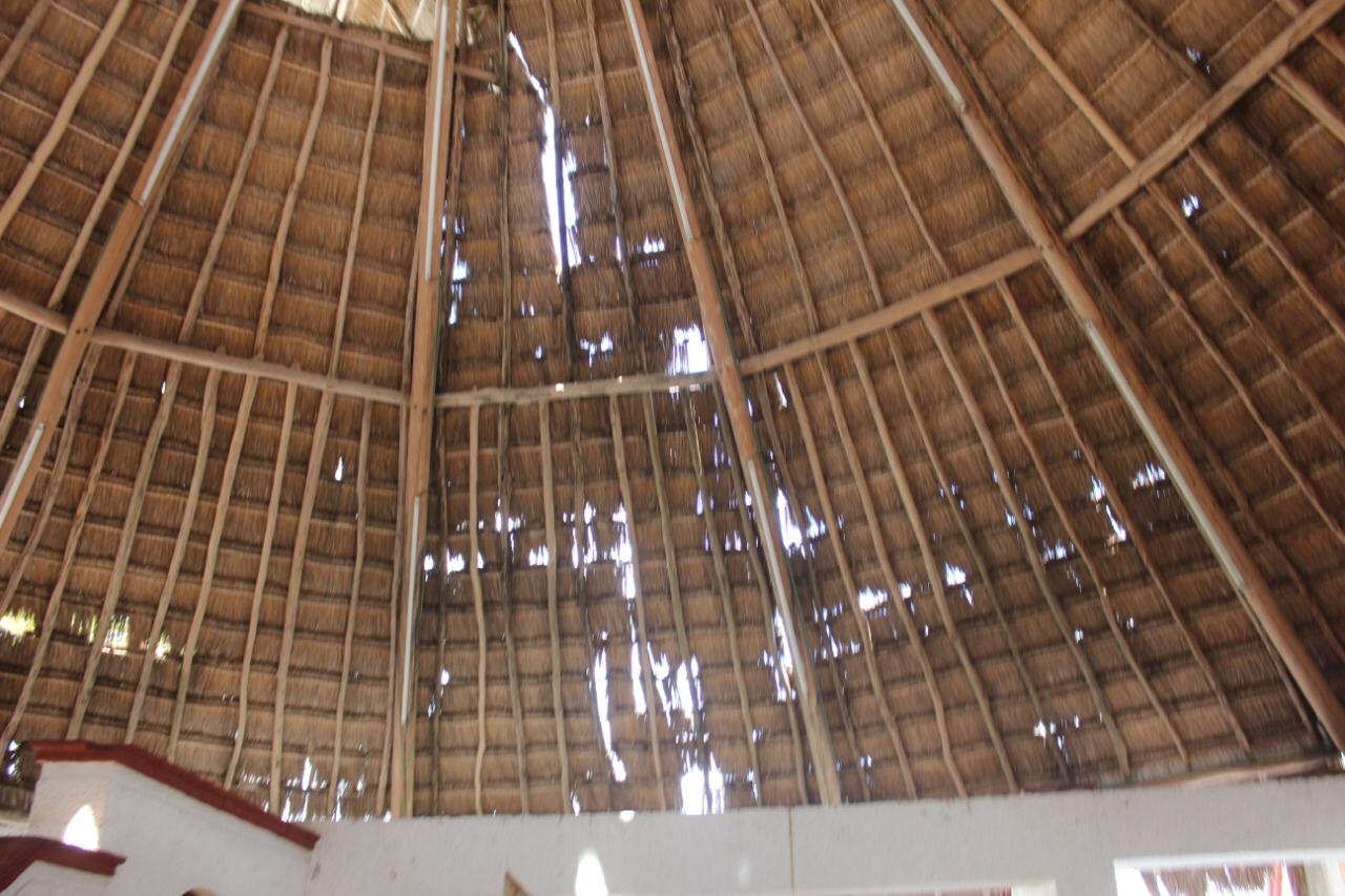 Aeropuerto de Mahahual, en mal estado