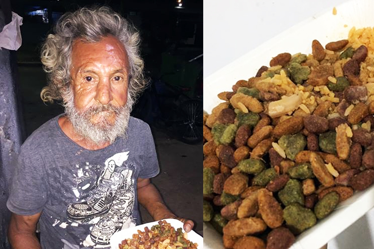 Apoyan al abuelito que pidió comida y recibió croquetas con arroz en Chetumal