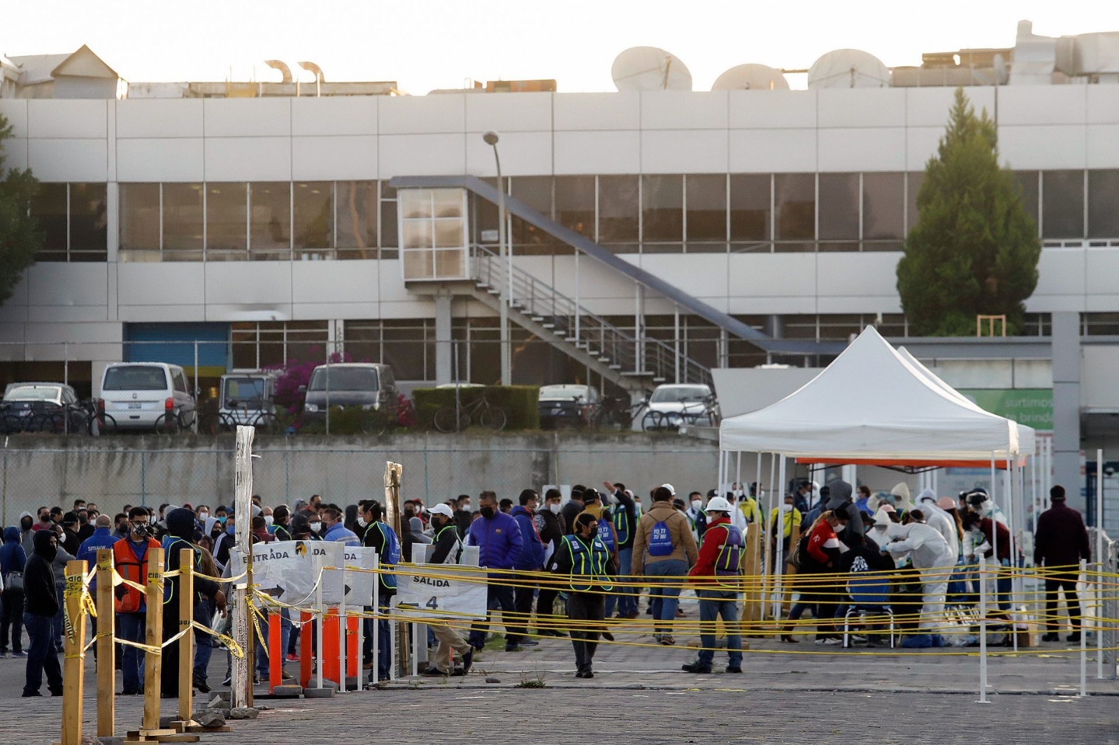 Tras la fase crítica de la pandemia, los obreros regresaron a la planta el 16 de junio (Cuartoscuro)