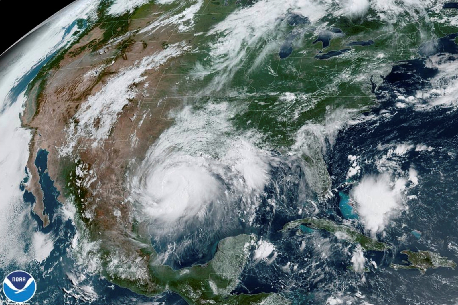 Ayer, el huracán Hanna golpeó el sur de Texas, en Estados Unidos (Reuters)