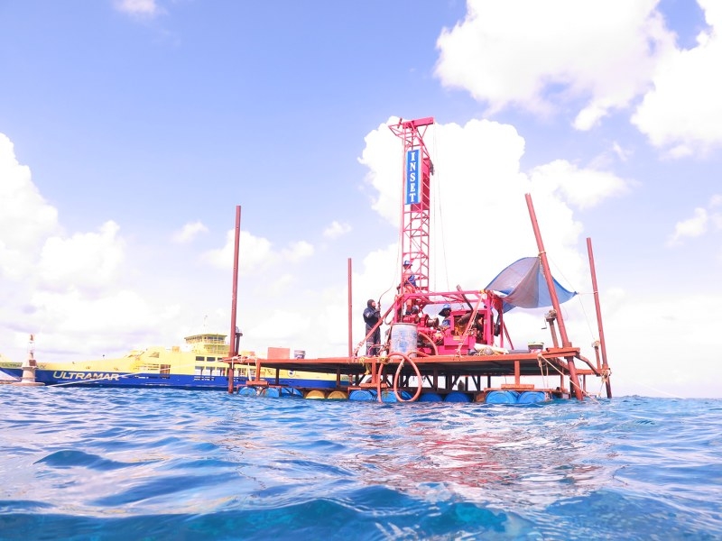 Construcción de cuarto muelle en Cozumel daña corales