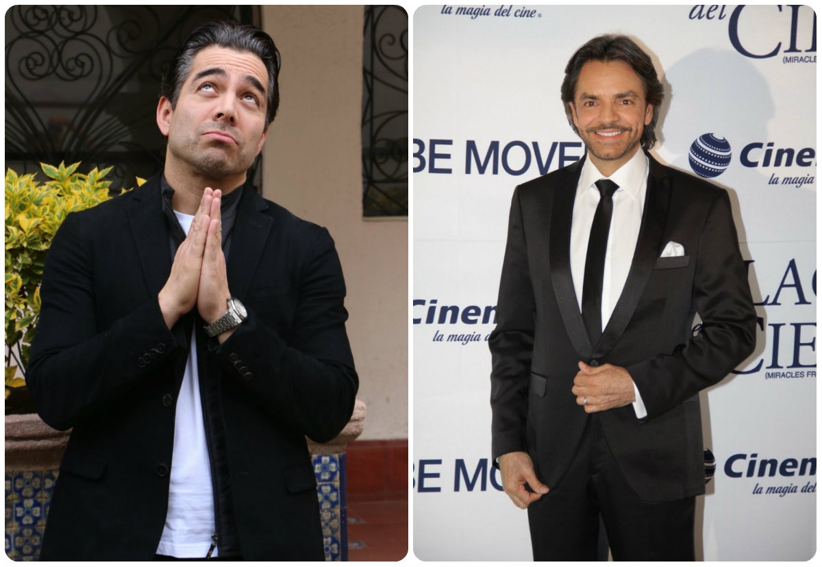 VIDEO: Omar Chaparro y Eugenio Derbez se besan… con cubrebocas