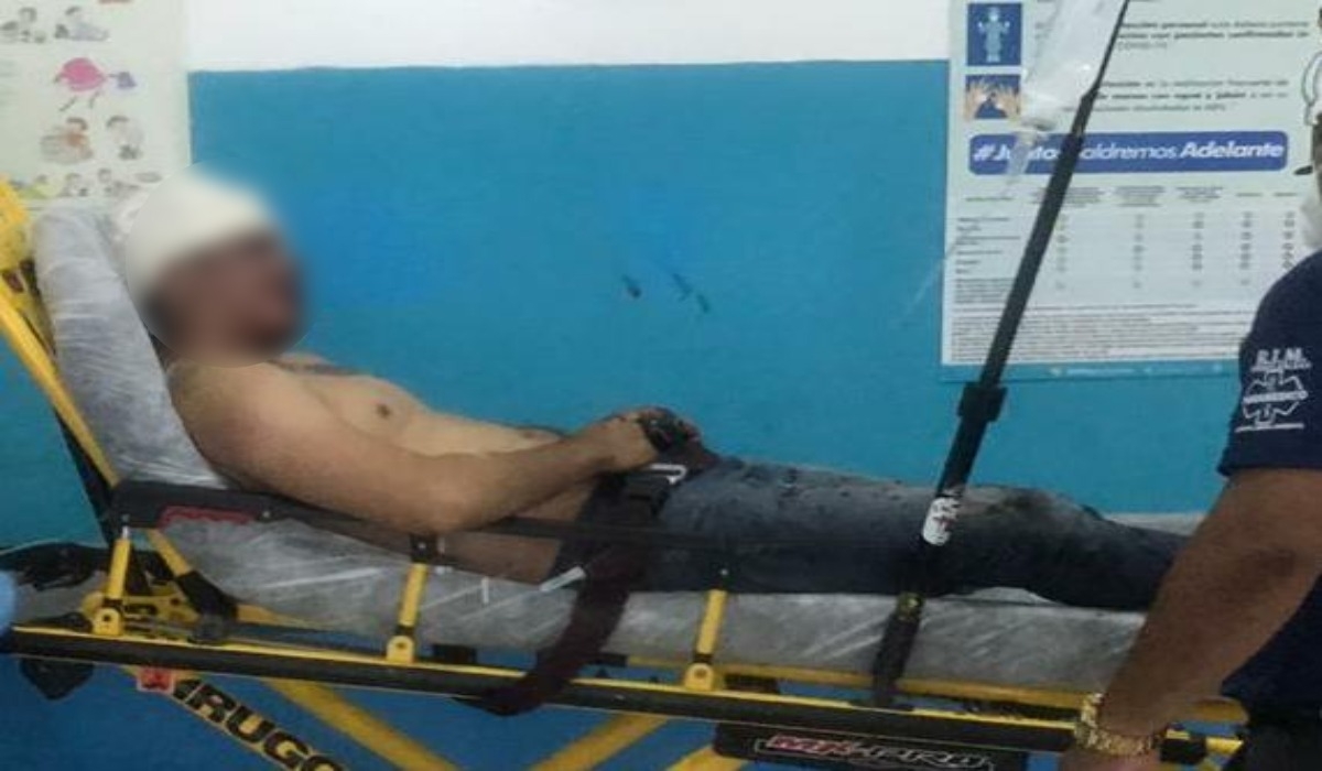 Abandonan a un hombre en la Avenida Guayacán de Cancún