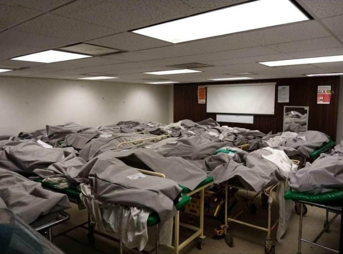 IMSS en Tamaulipas habilita sala audiovisual como morgue para fallecidos por COVID-19