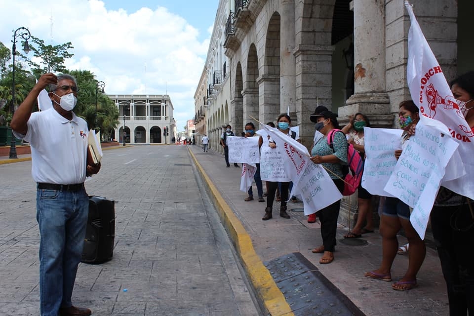 Antorchistas piden ser incluidos en programas sociales de Yucatán