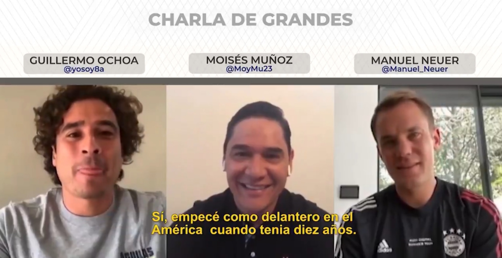 América organizó una charla entre los arqueros Ochoa, Muñoz y Neuer (Especial)