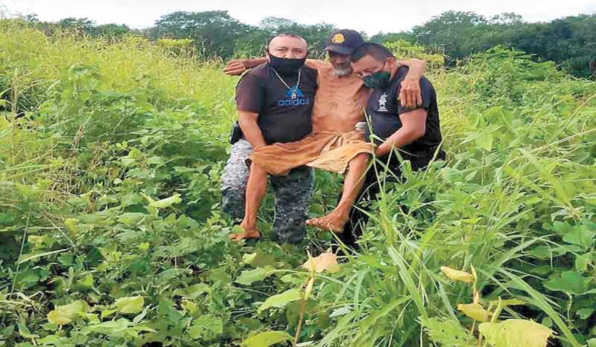 Localizan a abuelito de 70 años reportado como extraviado en Tekax