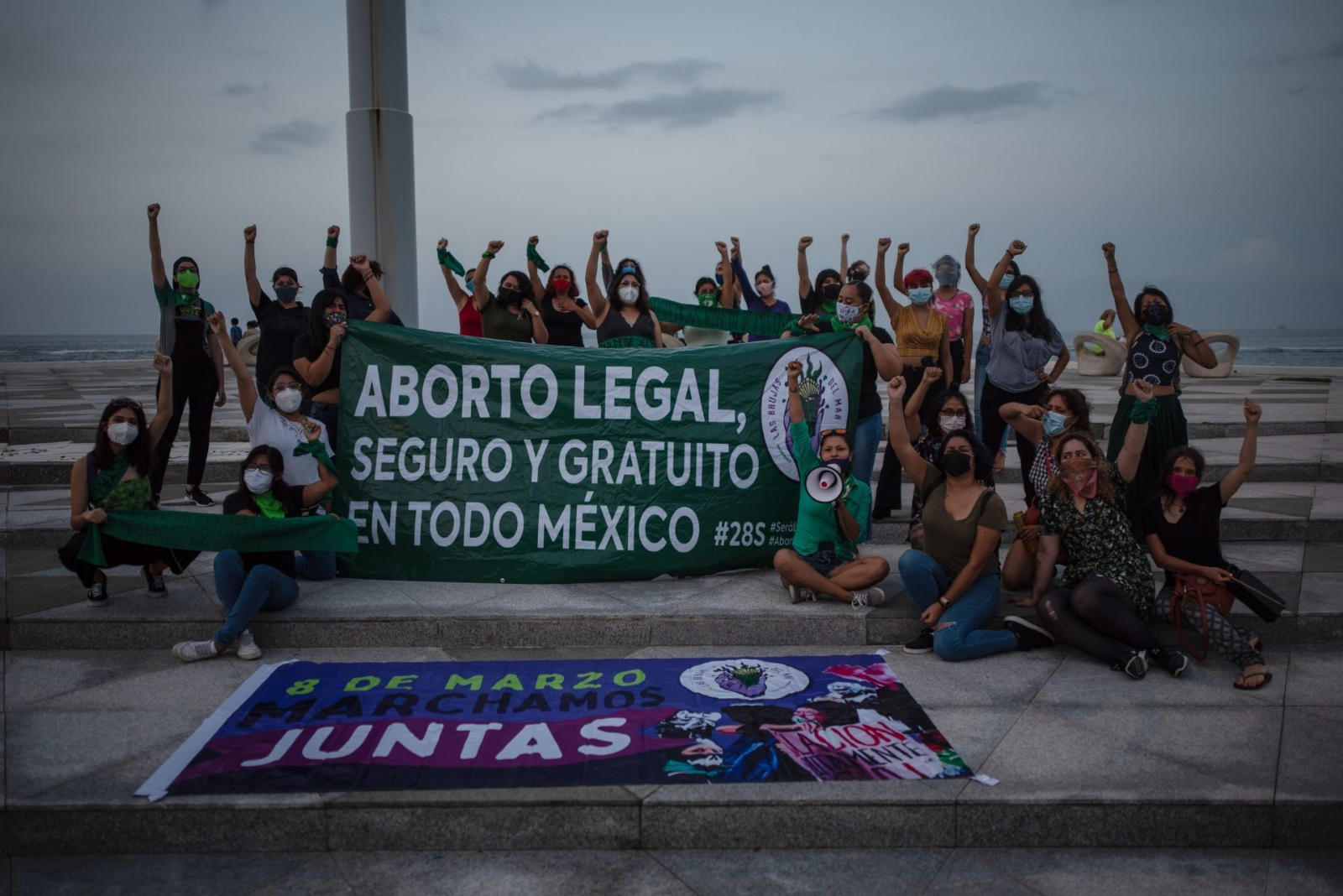 Exigen mujeres de la CDMX la despenalización del aborto en Veracruz