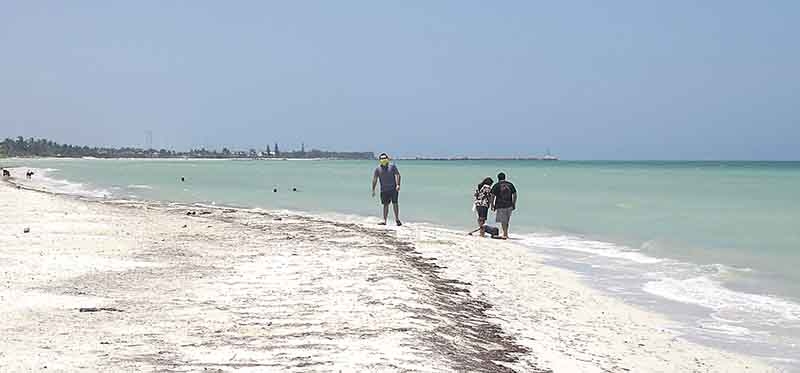 Playas de Progreso con mayor demanda pese a contingencia