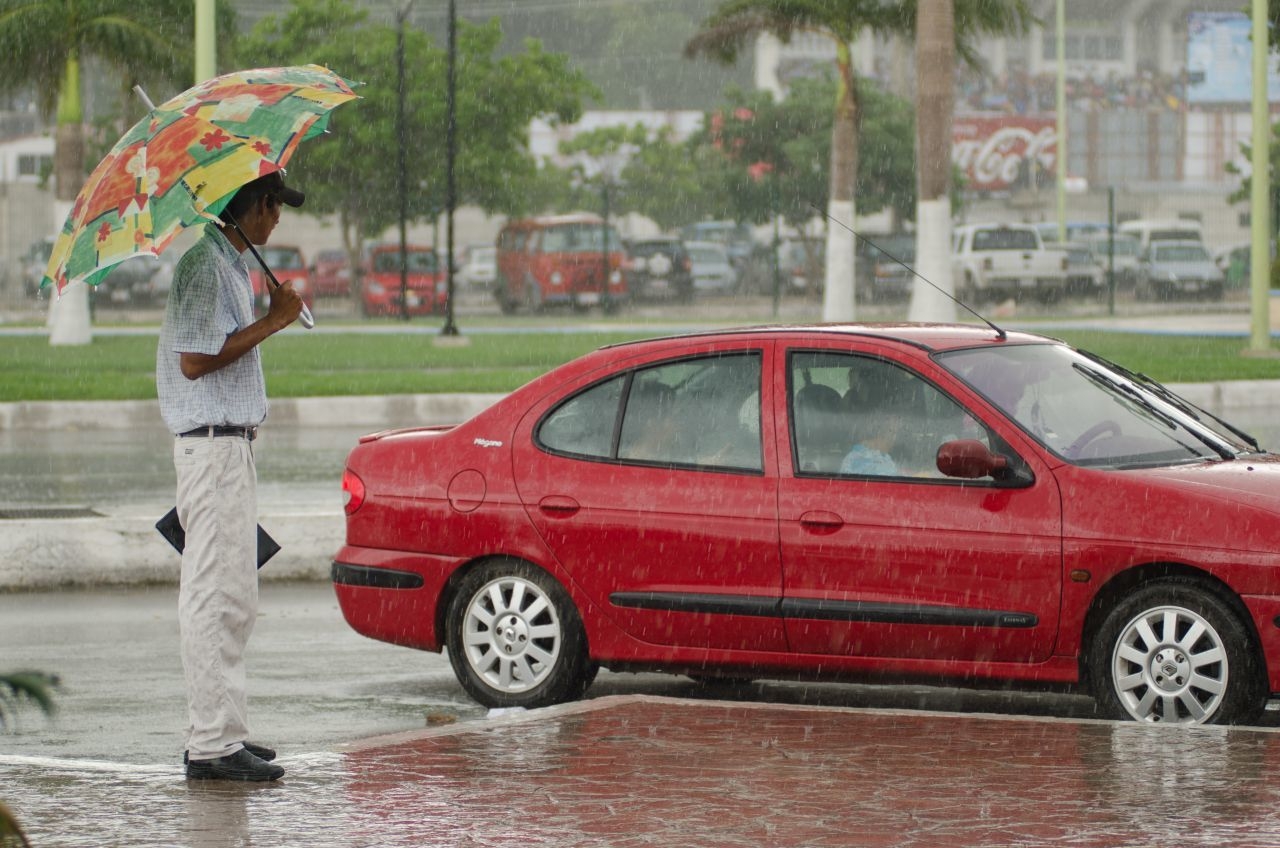 Chubascos para hoy lunes en la Península de Yucatán