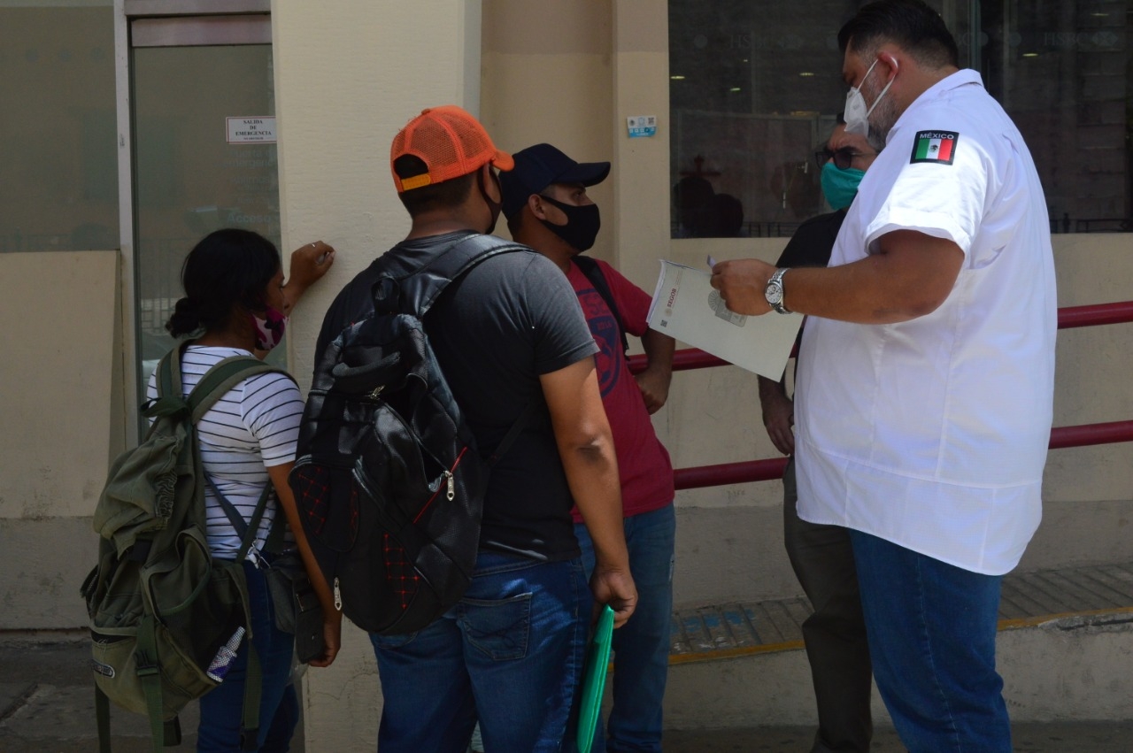 Se registra conato de pelea entre hondureños y policías de Campeche