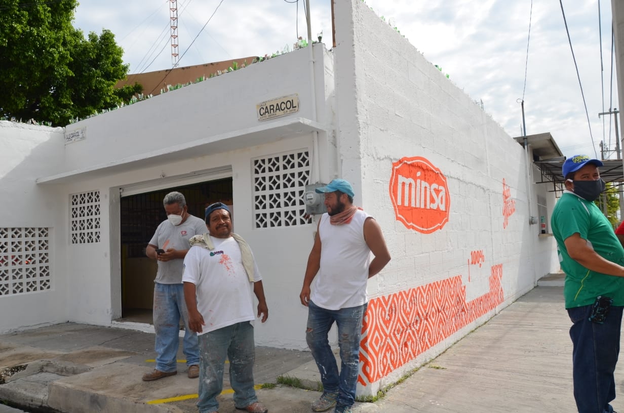 Lideres sindicales entran en conflicto por obra de rotulación en Ciudad del Carmen