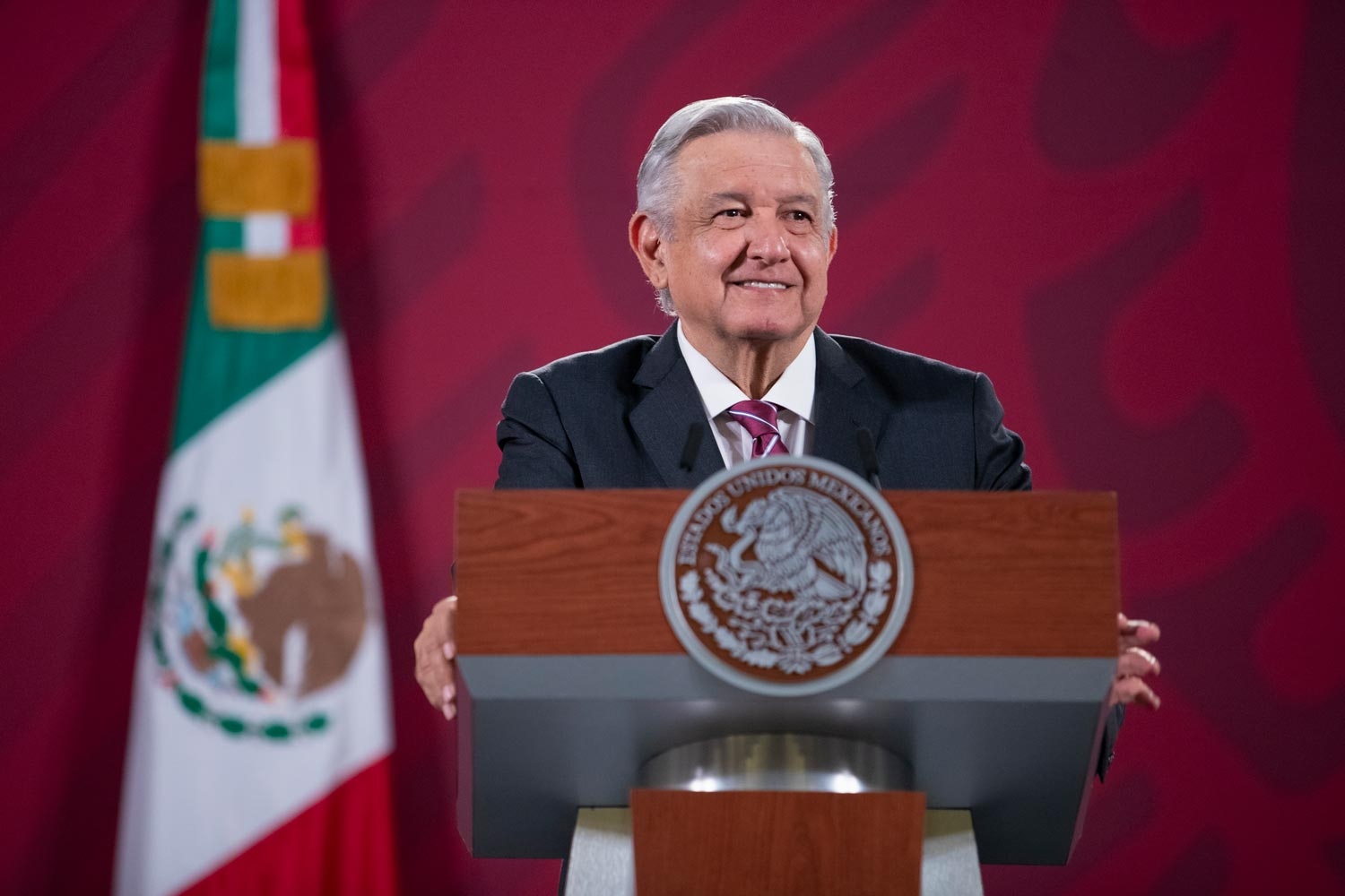 El presidente López Obrador en su conferencia matutina (Presidencial)