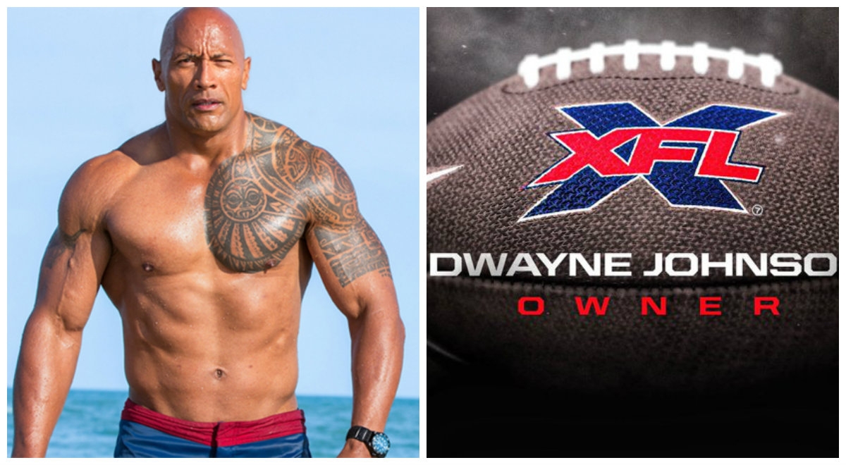 Dwayne Johnson y su ex esposa compraron la XFL por 15 millones de dólares (Especial)