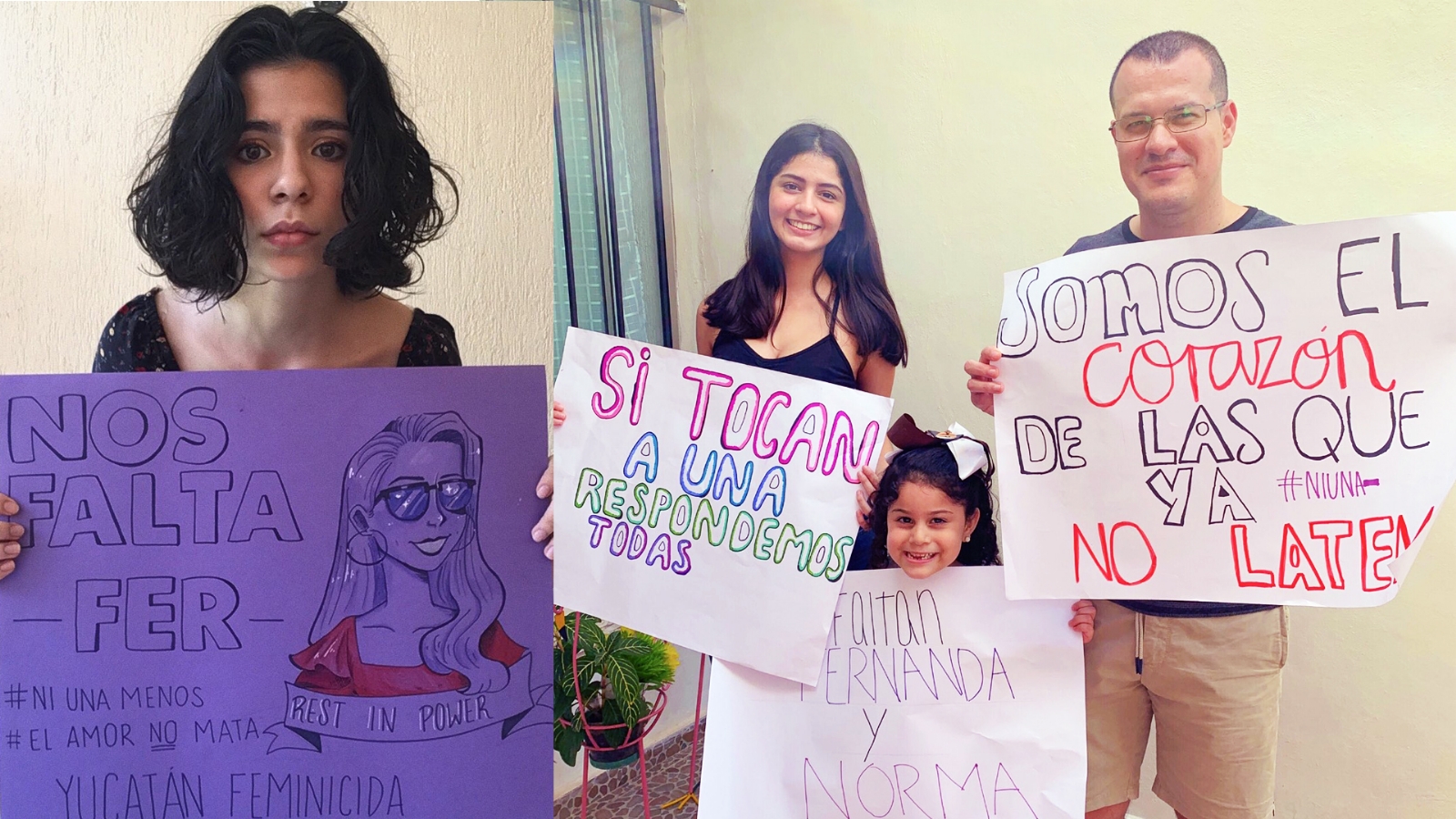 #NosFaltaFernanda, de forma virtual se unen a la protesta contra los feminicidios en Yucatán