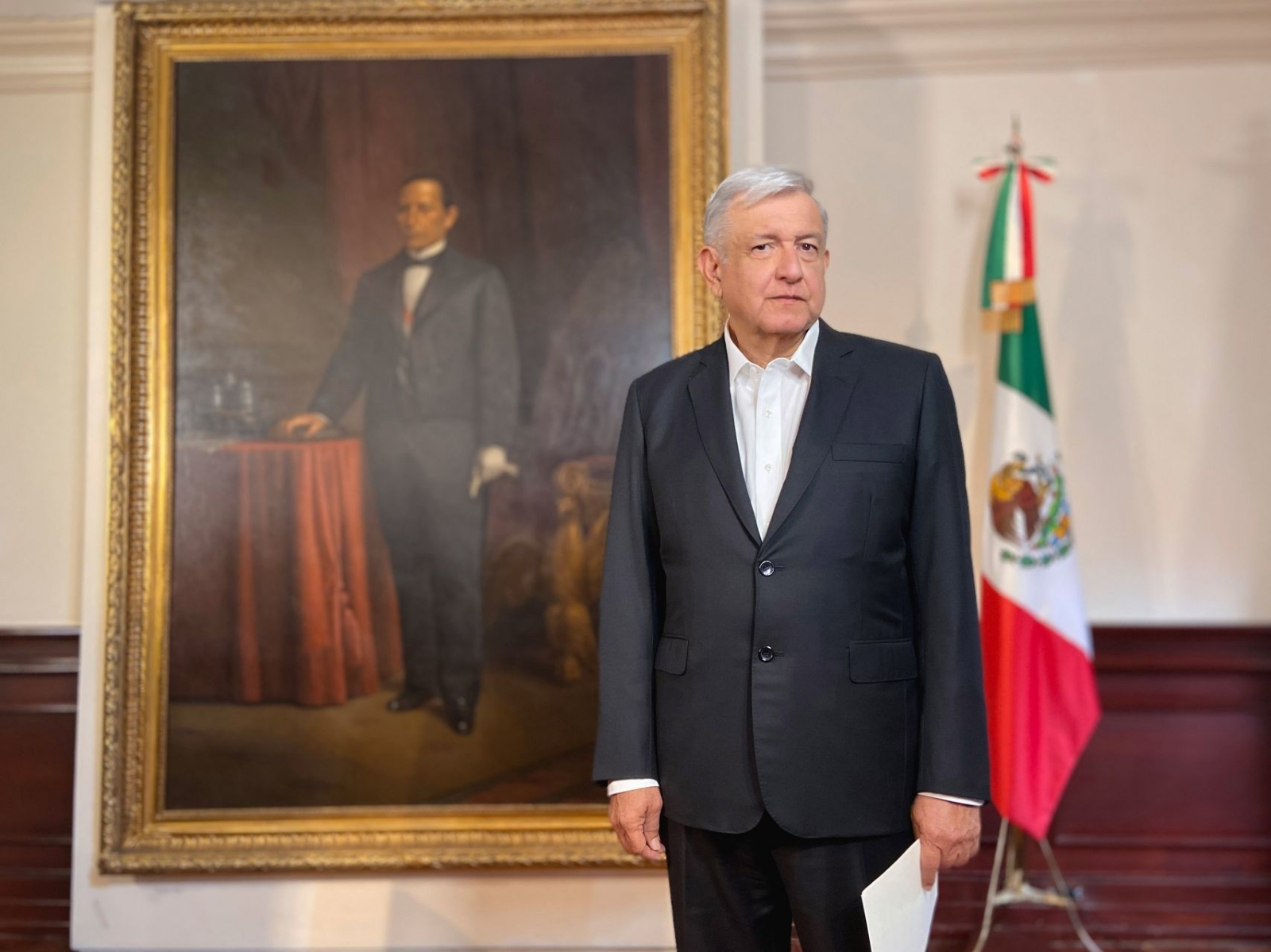 AMLO da su Segundo Informe desde Palacio Nacional