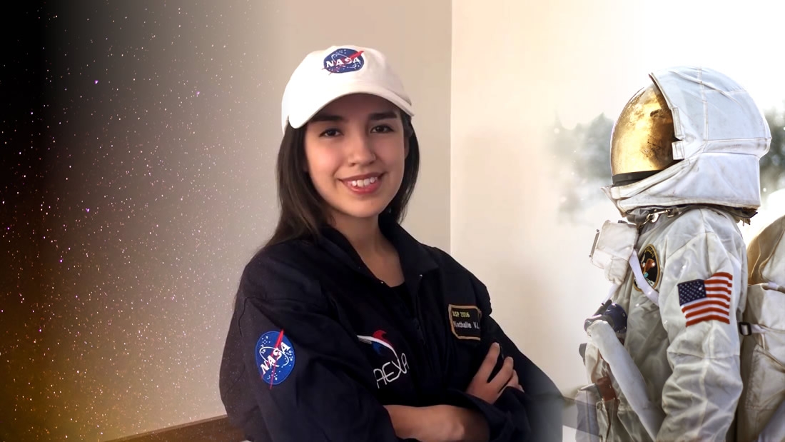 Nathalie Vilchis, la mexicana que busca apoyo para cumplir sueño en la NASA