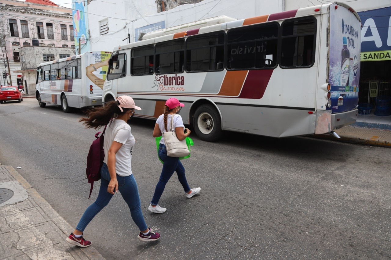 Envían al corralón a más de  150 unidades de transporte público en Mérida