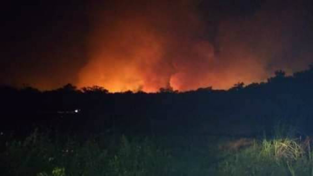 Gracias a las lluvias de las últimas horas se pudo controlar el incendio (Abraham Cohuó)