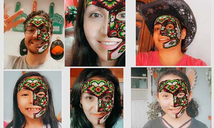 Snapchat lanza filtro de máscara huichol ¡Para celebrar Independencia de México!