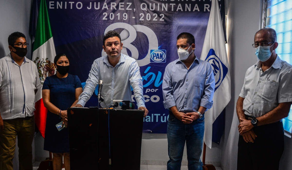 Dirigencia del PAN en Cancún califica de incongruente el informe de Mara Lezama