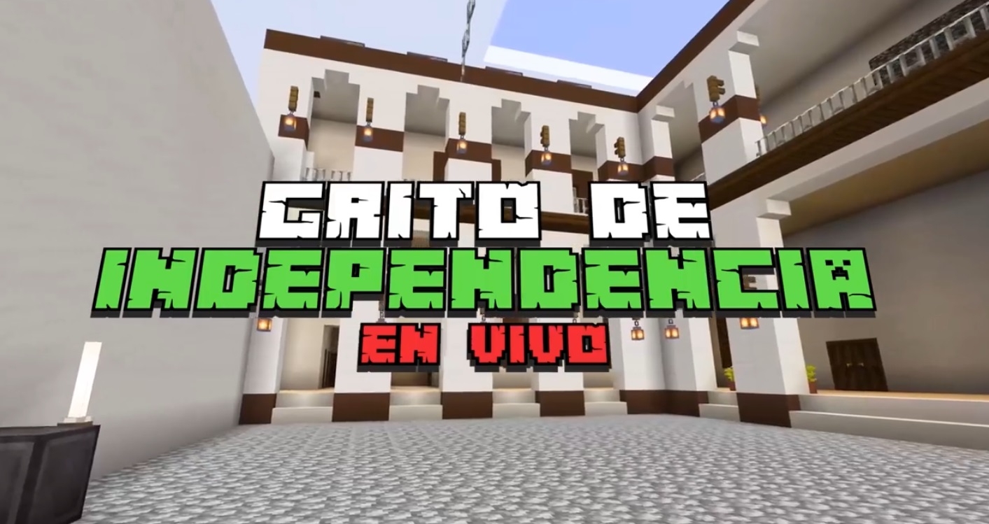 En Minecraft, así darán el Grito de Independencia en Escobedo (Especial)