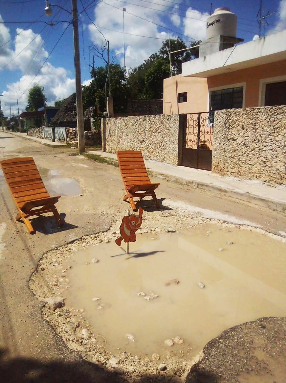 Proponen concurso de baches en Samahil