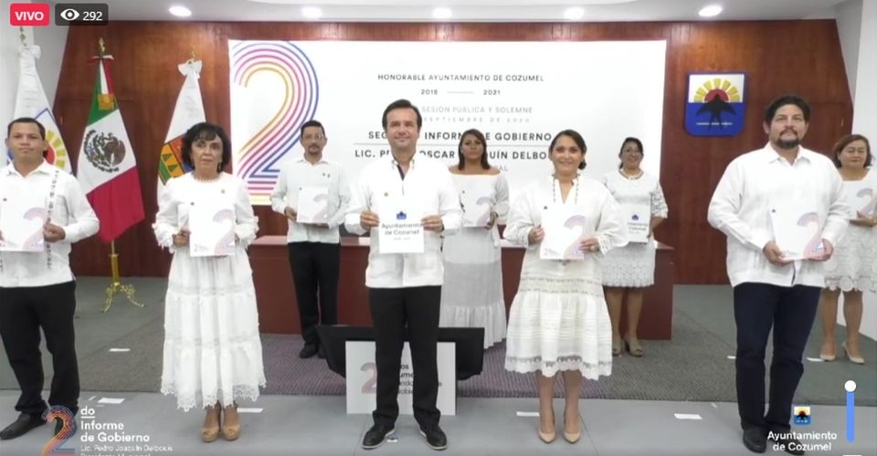 El evento fue realizado con la presencia de los representantes de los tres poderes Foto: Captura de Pantalla