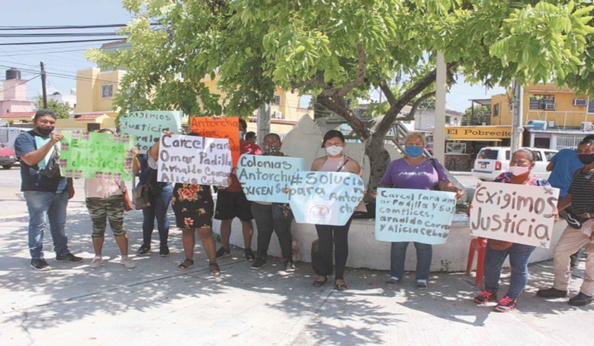 Habitantes de la colonia Antorcha Campesina piden castigo para agresores en Ciudad del Carmen