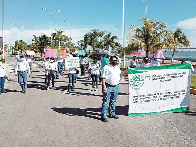 Llega a su fin protesta en la Universidad Tecnológica de Campeche, hay acuerdos