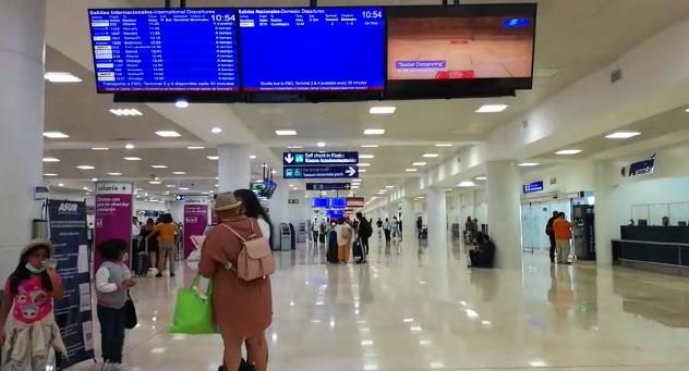 El Aeropuerto Internacional de Cancún vuelve a reportar movimiento favorable