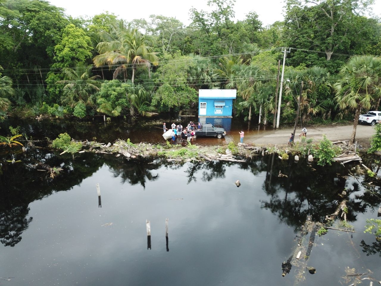 Afectaciones por la tormenta tropical ‘Cristóbal’ que afectó la zona sur de Quintana Roo (Abraham Cohuó)