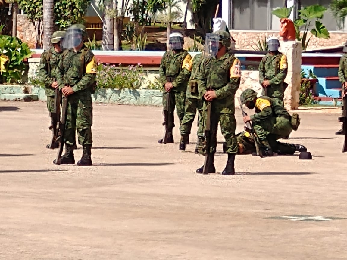 La mujer fue auxiliada por un compañero