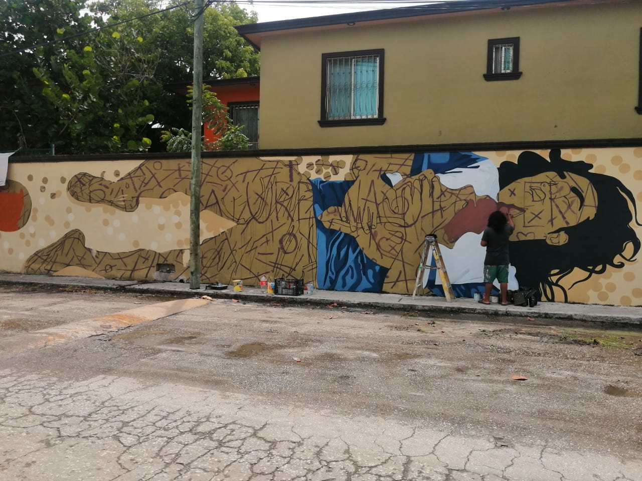 Buscan darle color a la Ciudad del Carmen con murales