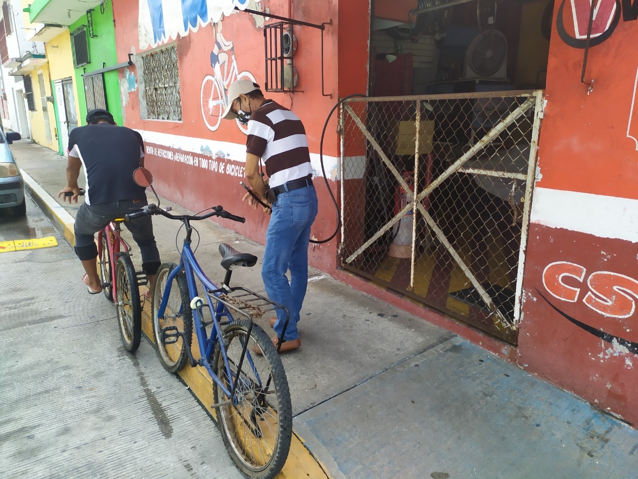 “La Saeta”, primer taller de bicicletas en Ciudad del Carmen