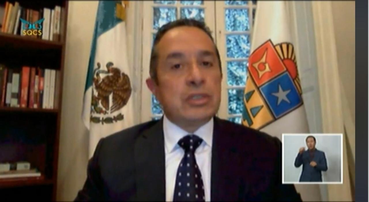 Quintana Roo tendrá semáforo verde cuando la ocupación hospitalaria sea del 10%: Carlos Joaquín
