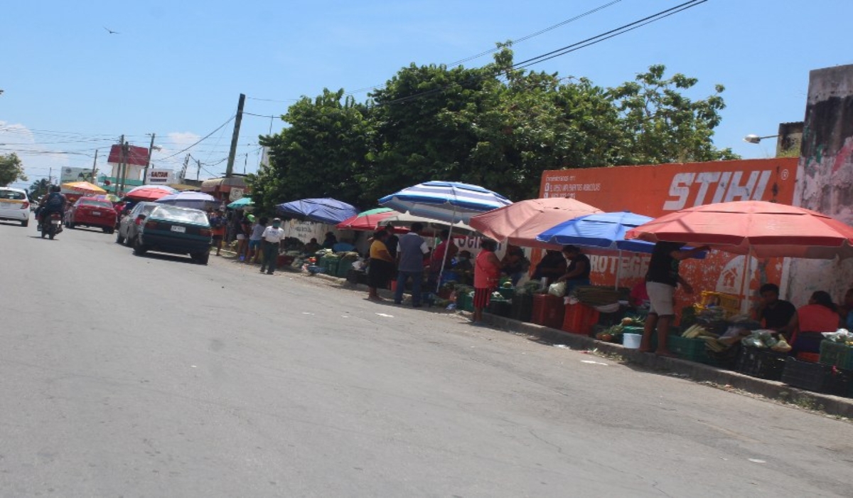 Productores se niegan a ser reubicados de la avenida CNC en Chetumal