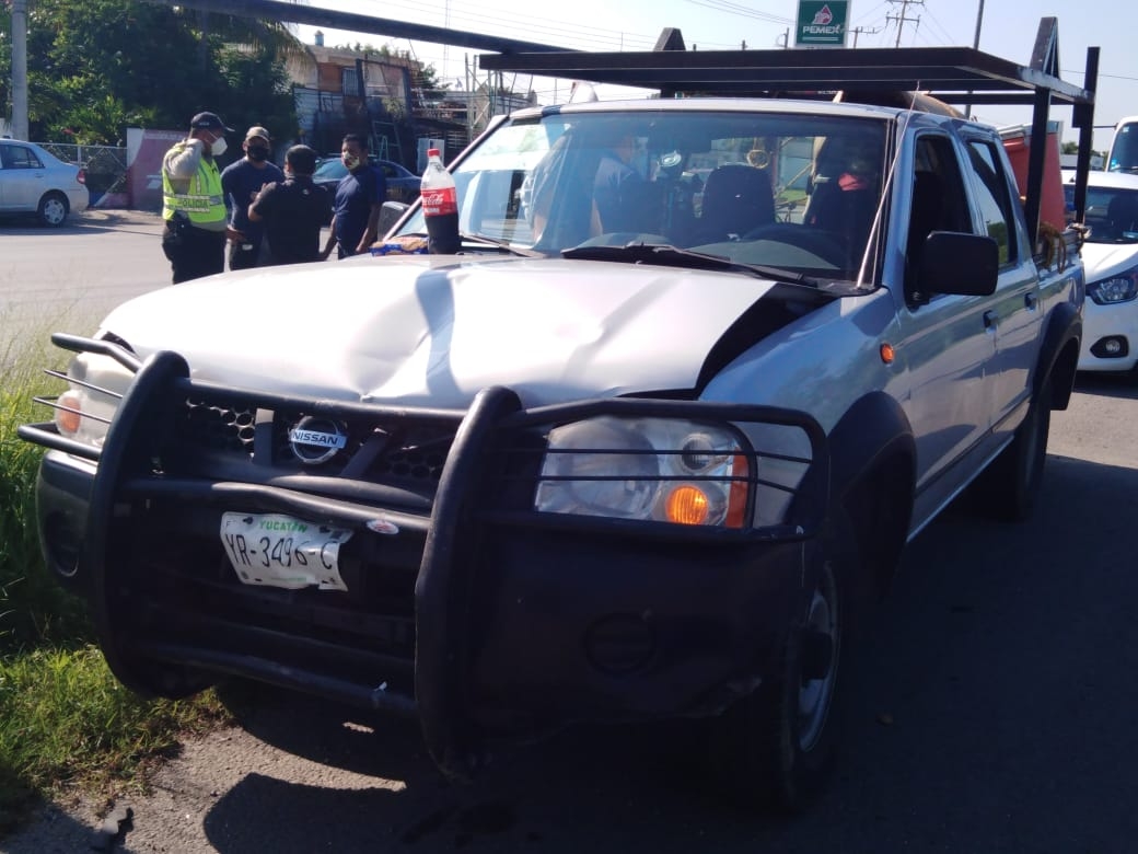 Se registra la tercera carambola en el Periférico de Mérida en menos de 1 hora