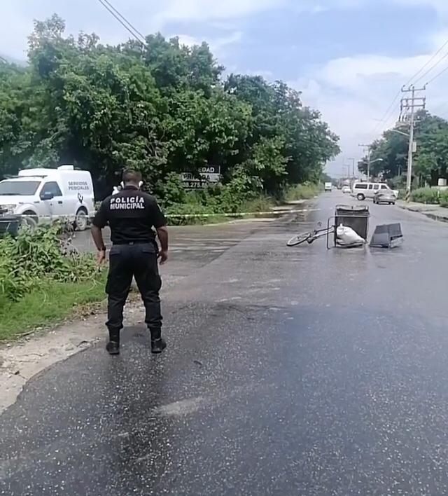 Hombre muere atropellado en avenida de Cancún