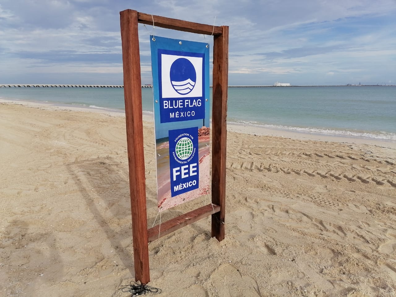 El Malecón de Progreso recibe el distintivo 'Blue Flag'