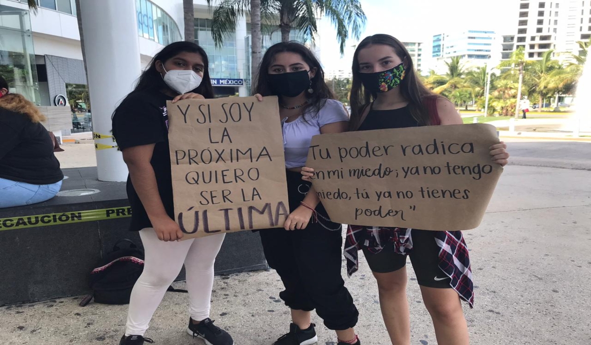 Colectivo feminista convoca a marcha en avenidas principales de Cancún