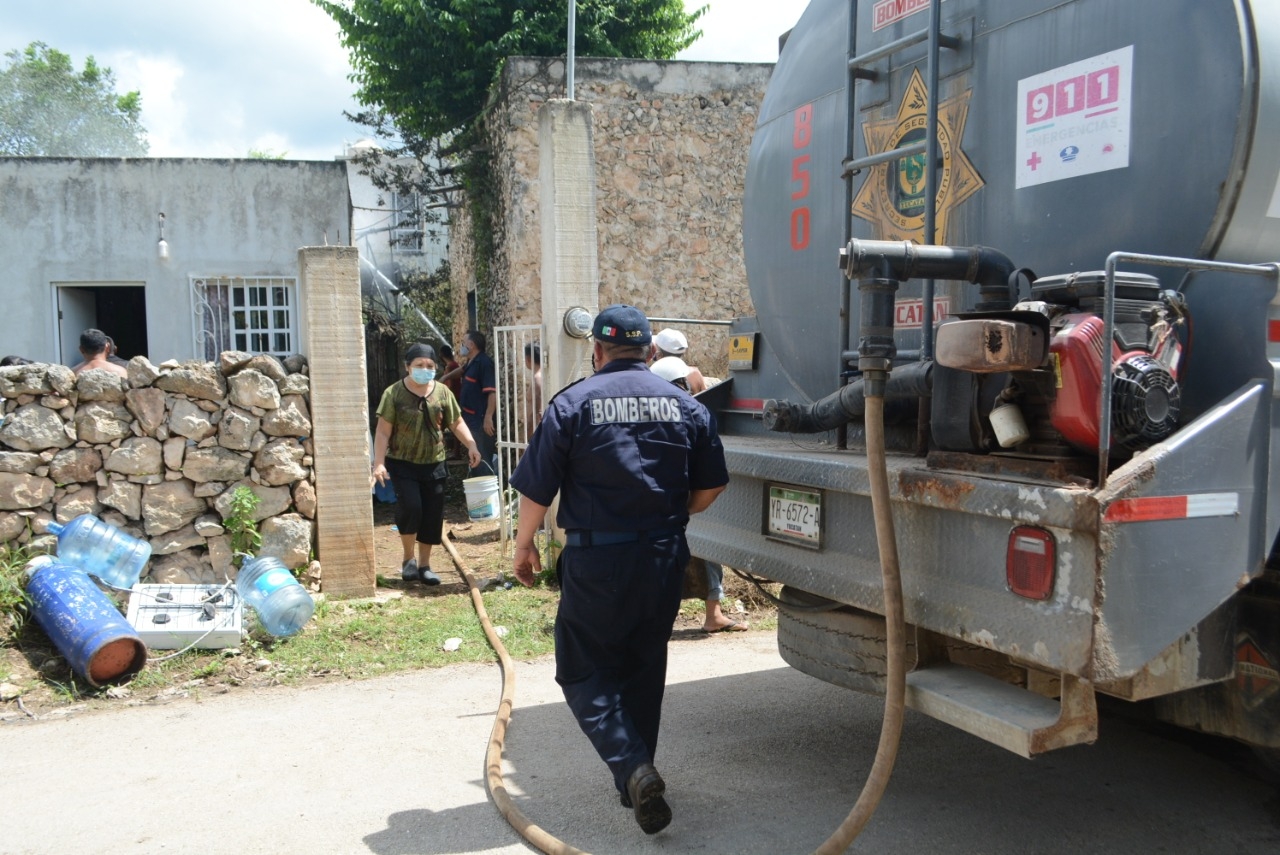 Fuga de gas provoca incendio en Tekax